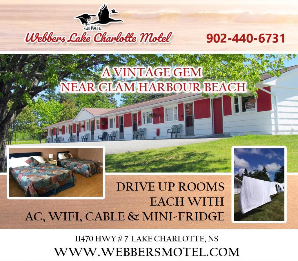 Webbers Lake Charlotte Motel Queen And Double Bed Buitenkant foto